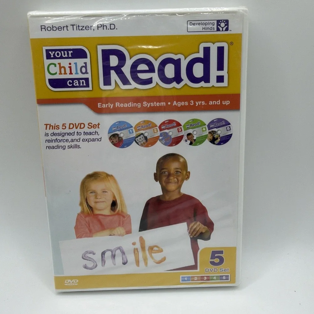 Your Baby Can Read DVD Lot  Of 5 Your Child Can Read Set Early Learning Titzer